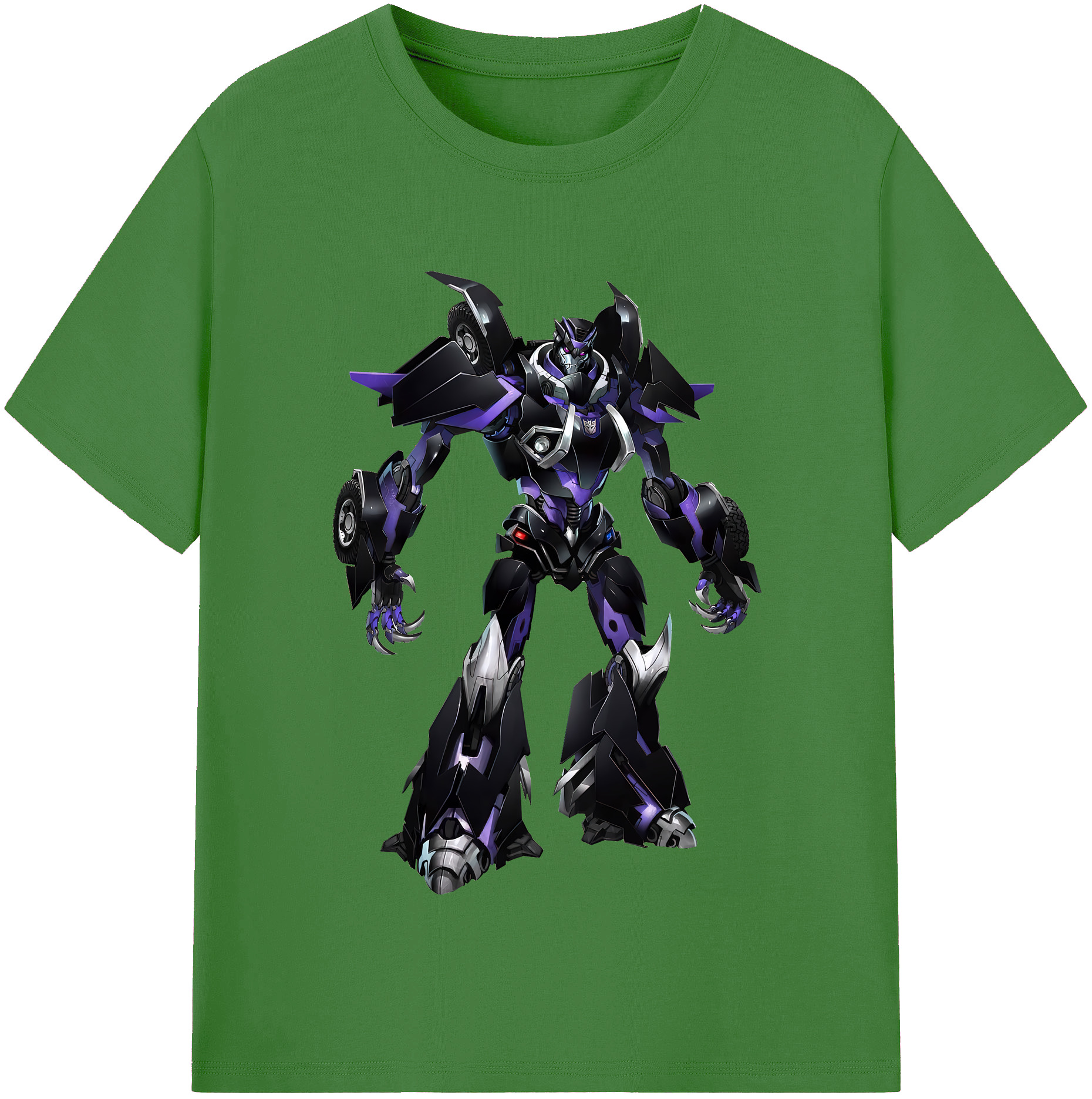 （画像用） Transformers トランスフォーマー レディースカジュアルプリントTシャツ（綿100％）